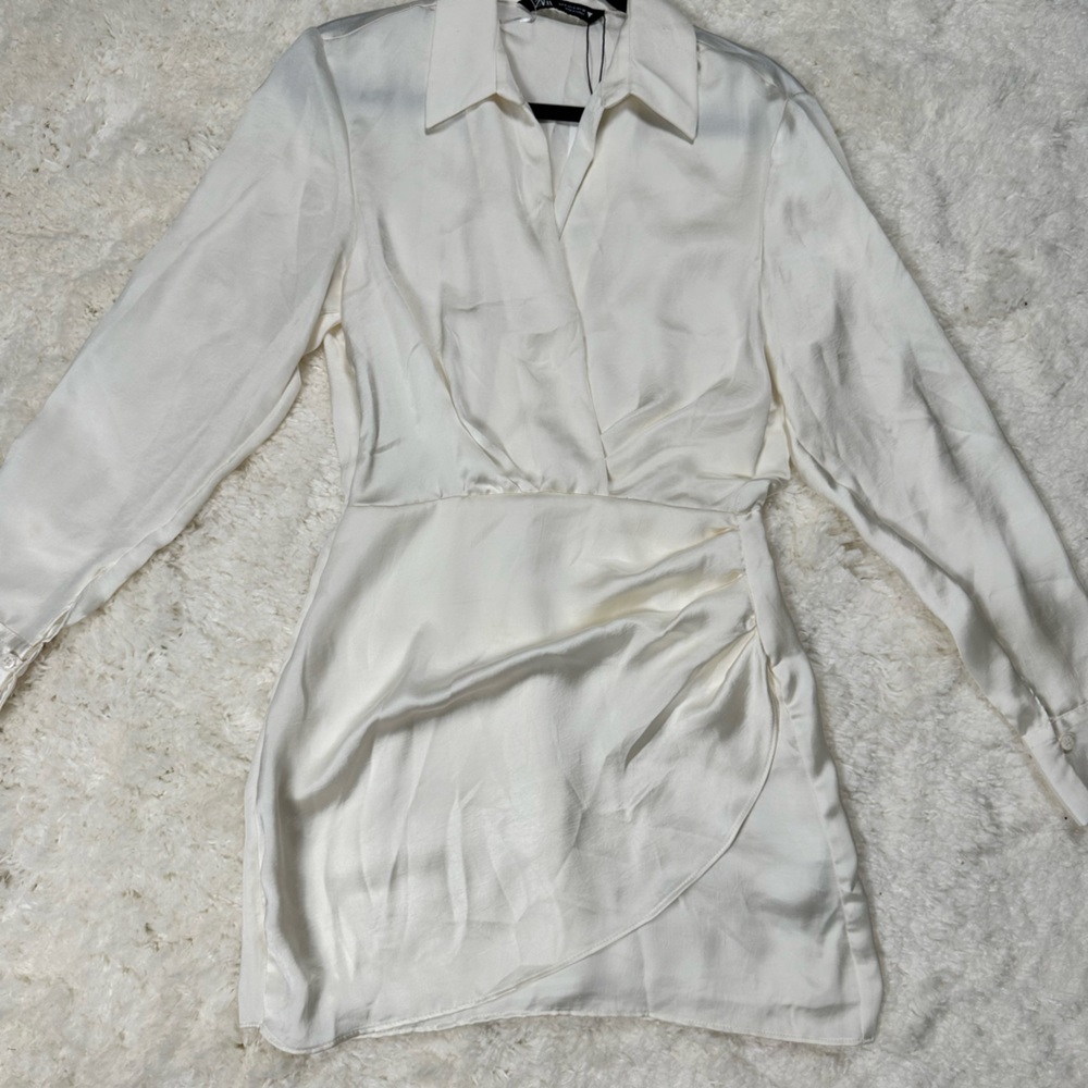 Zara satin dress